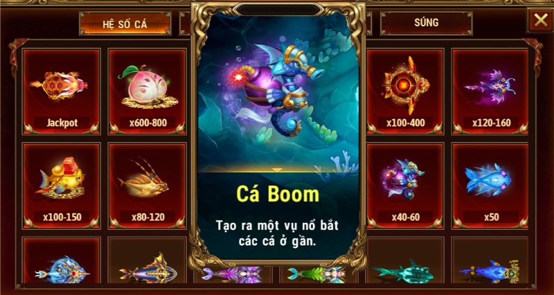 Cách chơi bắn cá
