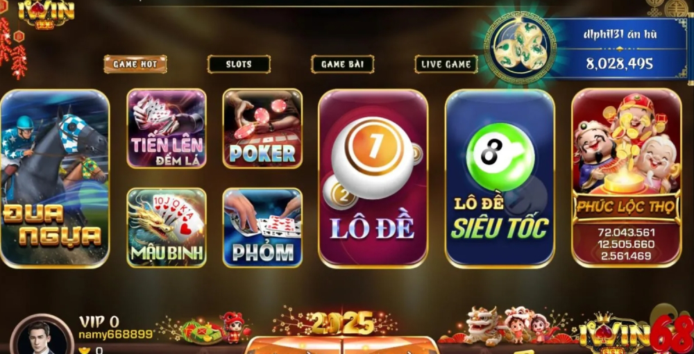 iWin68 luôn là sự lựa chọn số 1 cho các bộ môn cá cược online