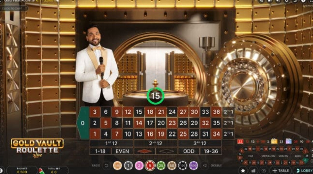 Roulette hầm vàng Livestream có nhiều cửa cược khác nhau